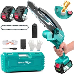 8 Inch Electric Chainsaw Mini Cordless