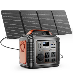 300W Portable Power Station Solar Generator