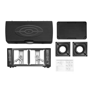 2in1 2-Burner Portable Camping Stove