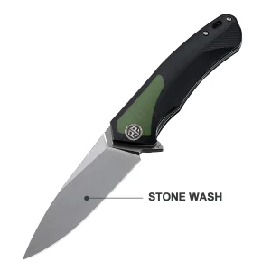 Petrified Fish Steel Blade Folding Knife