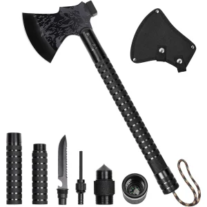 Tactical Folding Survival Axe w/Hammer